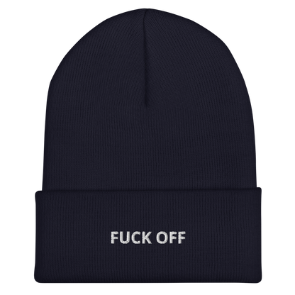 Fuck Off Cuffed Beanie