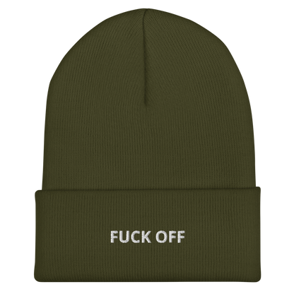 Fuck Off Cuffed Beanie