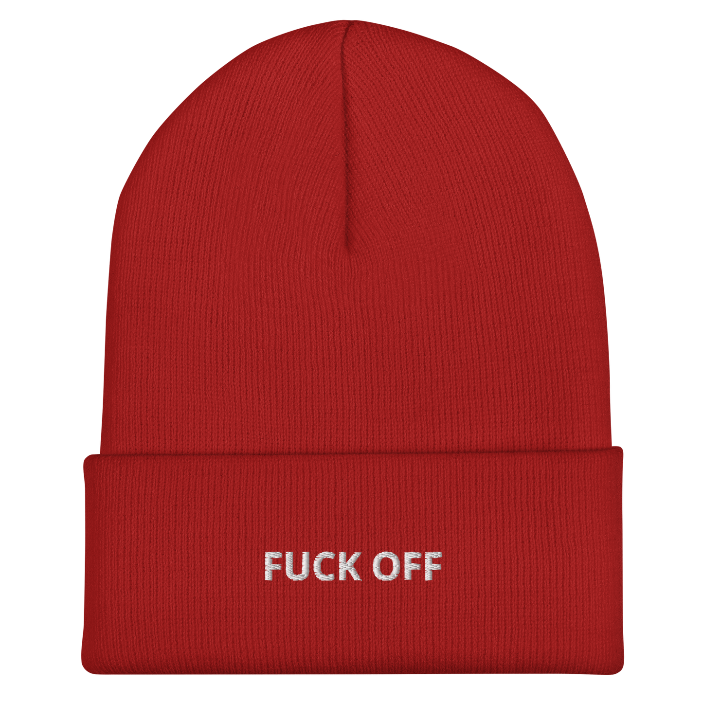 Fuck Off Cuffed Beanie