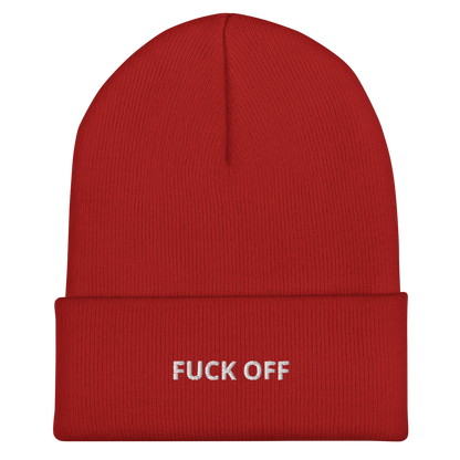 Fuck Off Cuffed Beanie