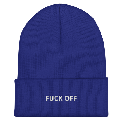 Fuck Off Cuffed Beanie