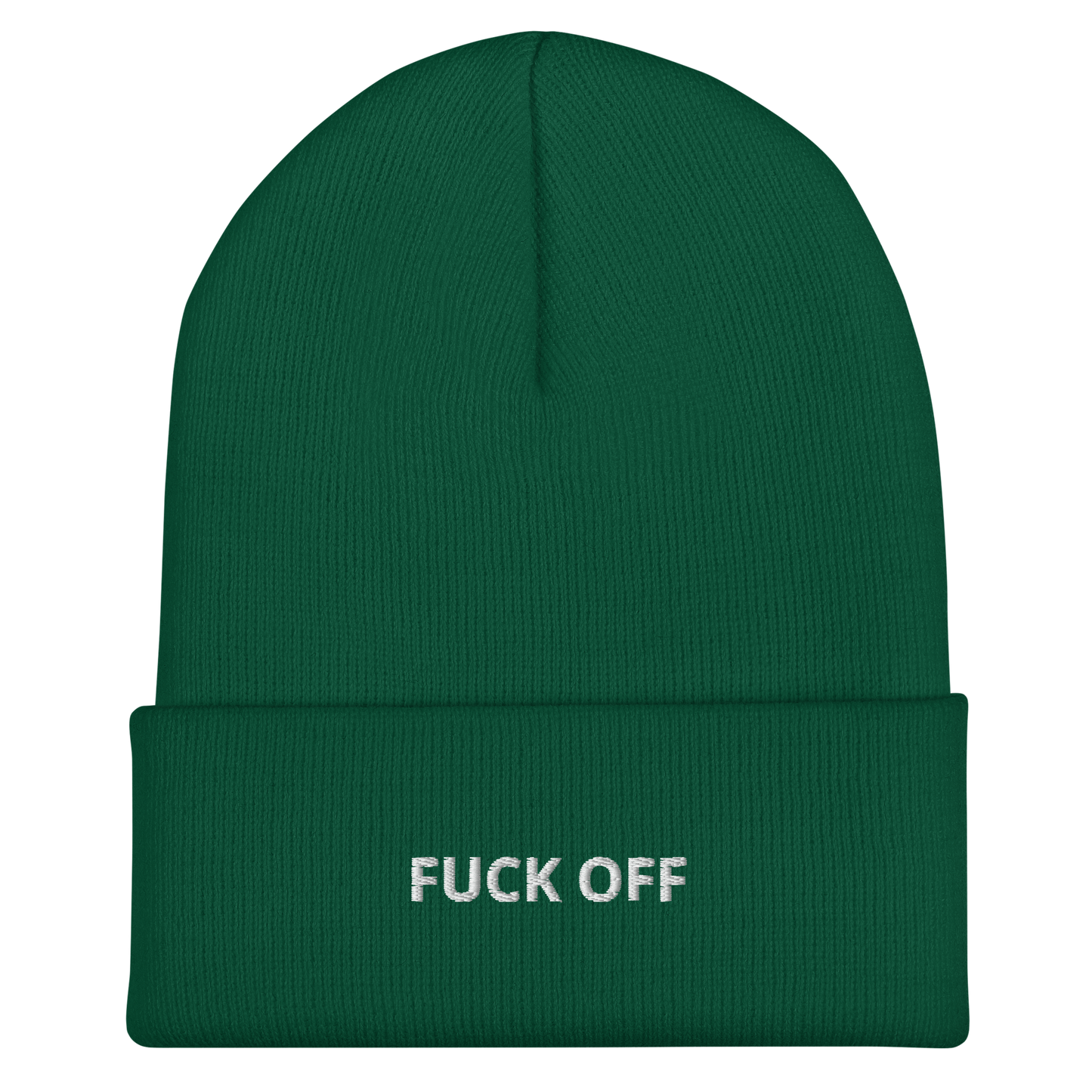 Fuck Off Cuffed Beanie