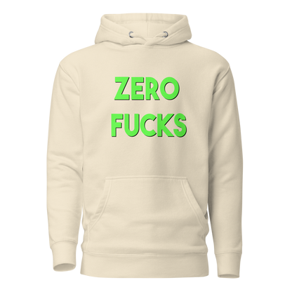 Zero Fucks Premium Unisex Hoodie