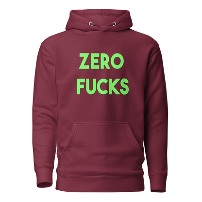 Zero Fucks Premium Unisex Hoodie