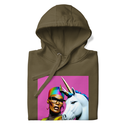 Unicorn Woman Premium Unisex Hoodie