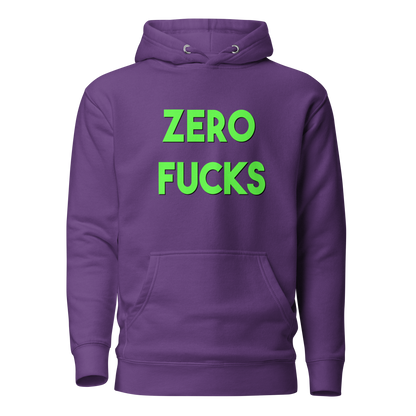 Zero Fucks Premium Unisex Hoodie