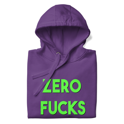 Zero Fucks Premium Unisex Hoodie
