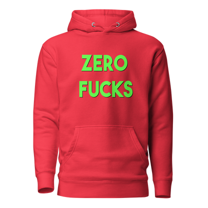 Zero Fucks Premium Unisex Hoodie