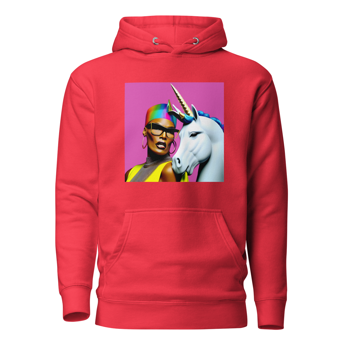 Unicorn Woman Premium Unisex Hoodie