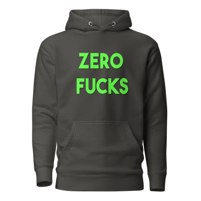 Zero Fucks Premium Unisex Hoodie