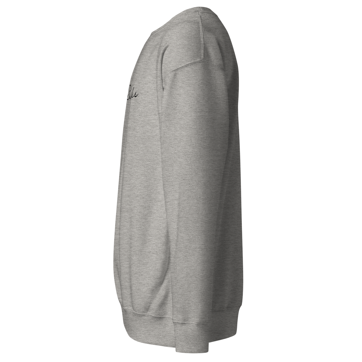 Santa Sucks Premium Unisex Sweatshirt - Black Print Edition