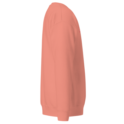 Santa Sucks Premium Unisex Sweatshirt - Red Print Edition