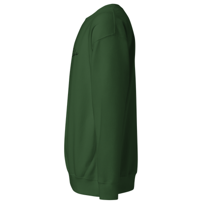 Santa Sucks Premium Unisex Sweatshirt - Black Print Edition