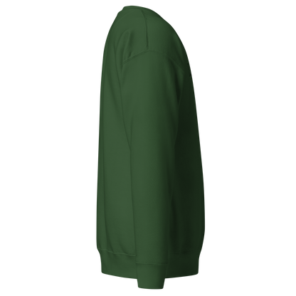 Santa Sucks Premium Unisex Sweatshirt - Black Print Edition