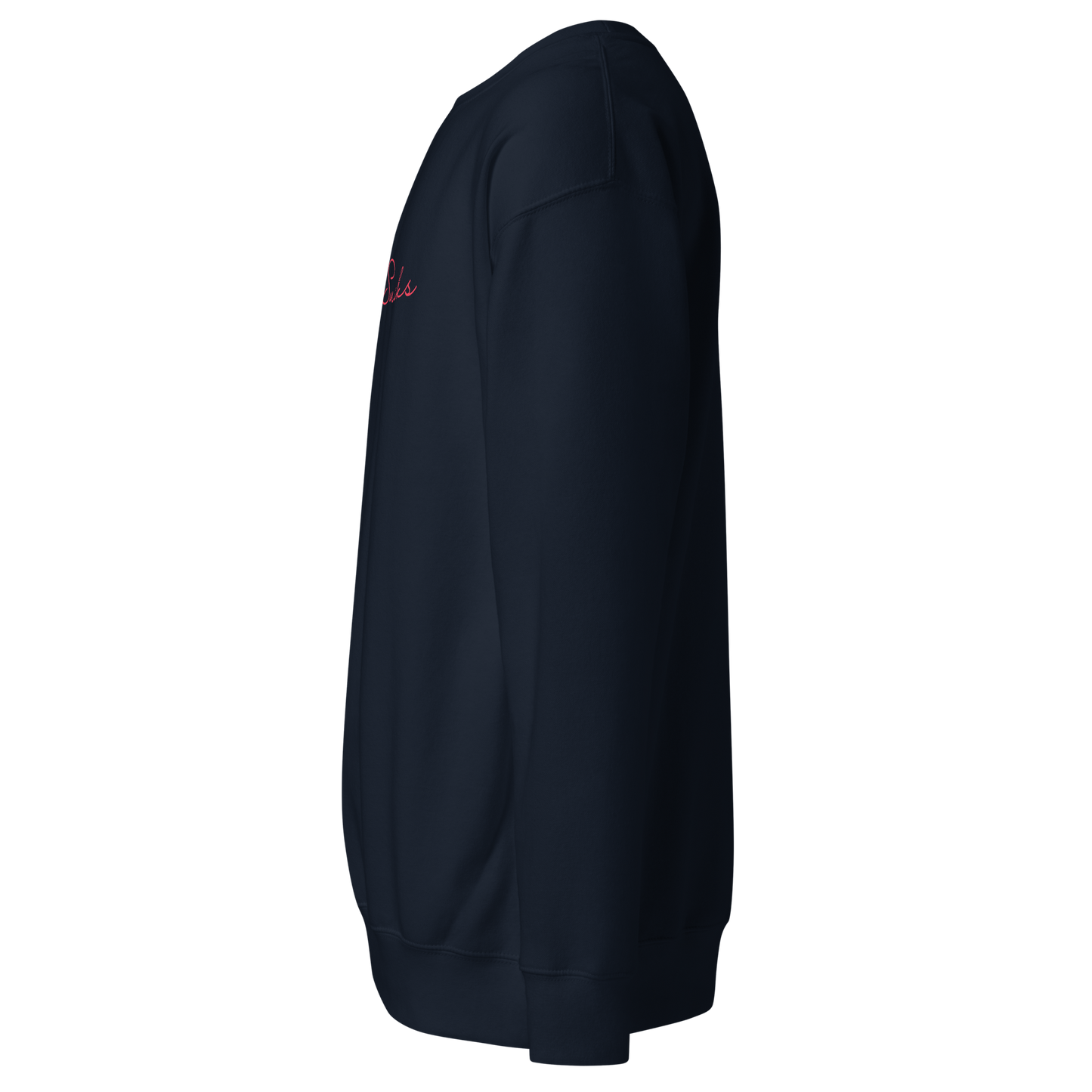 Santa Sucks Premium Unisex Sweatshirt - Red Print Edition