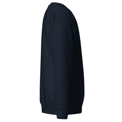 Santa Sucks Premium Unisex Sweatshirt - Black Print Edition