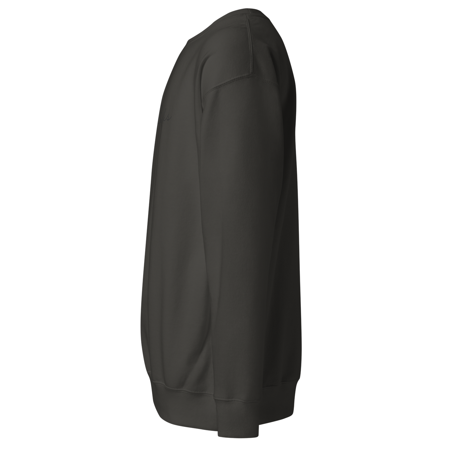 Santa Sucks Premium Unisex Sweatshirt - Black Print Edition