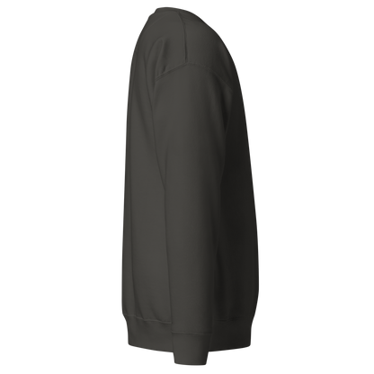 Santa Sucks Premium Unisex Sweatshirt - Black Print Edition