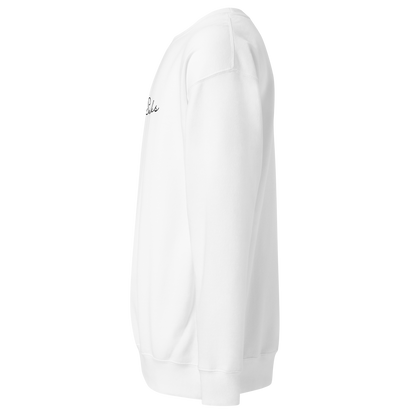 Santa Sucks Premium Unisex Sweatshirt - Black Print Edition