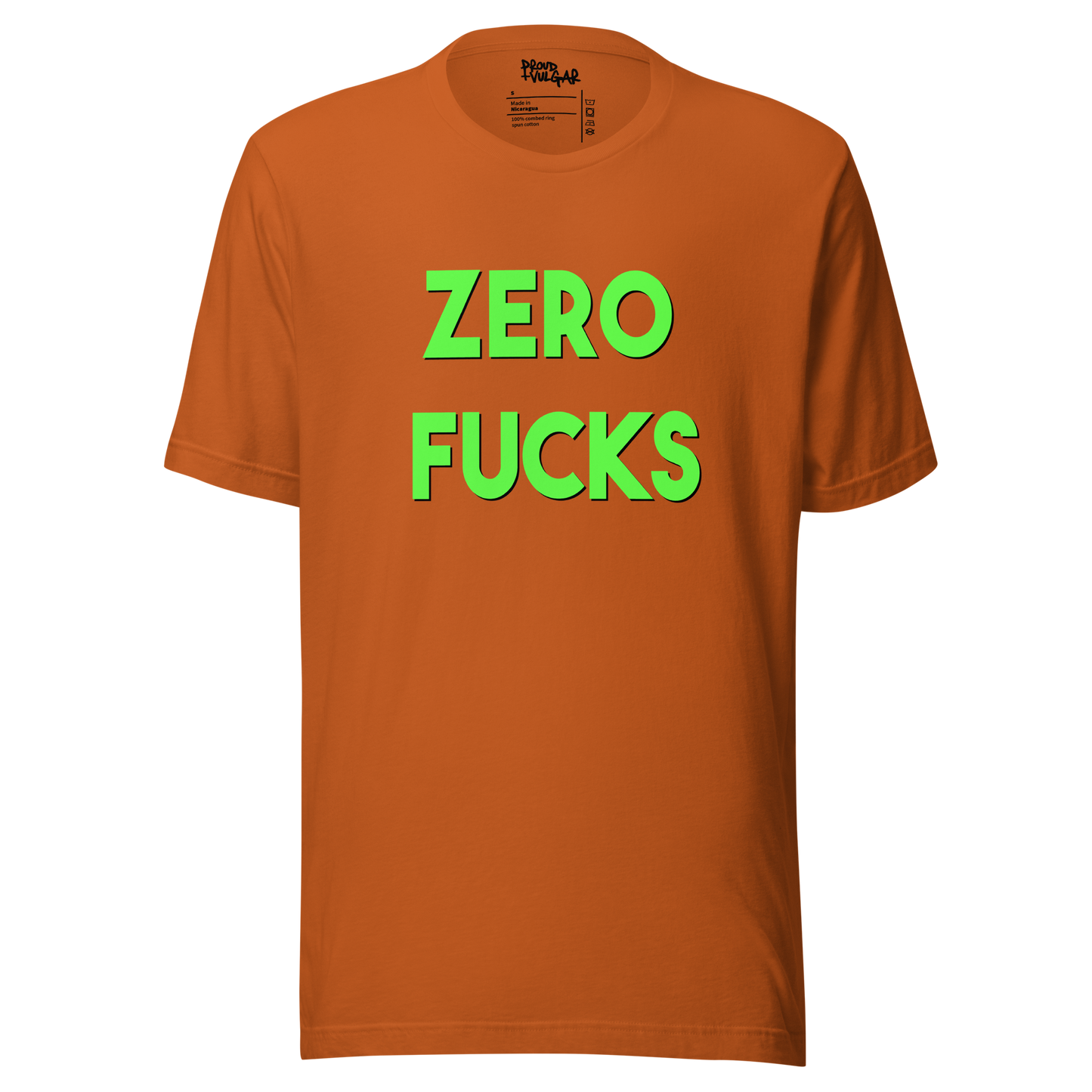 Zero Fucks Unisex T-Shirt