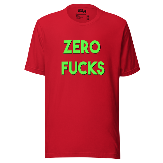 Zero Fucks Unisex T-Shirt