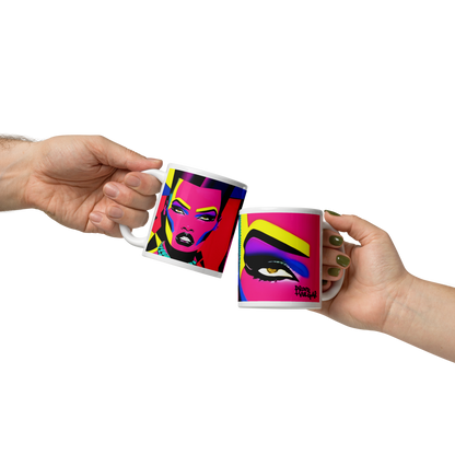Neon Queen Ceramic Mug