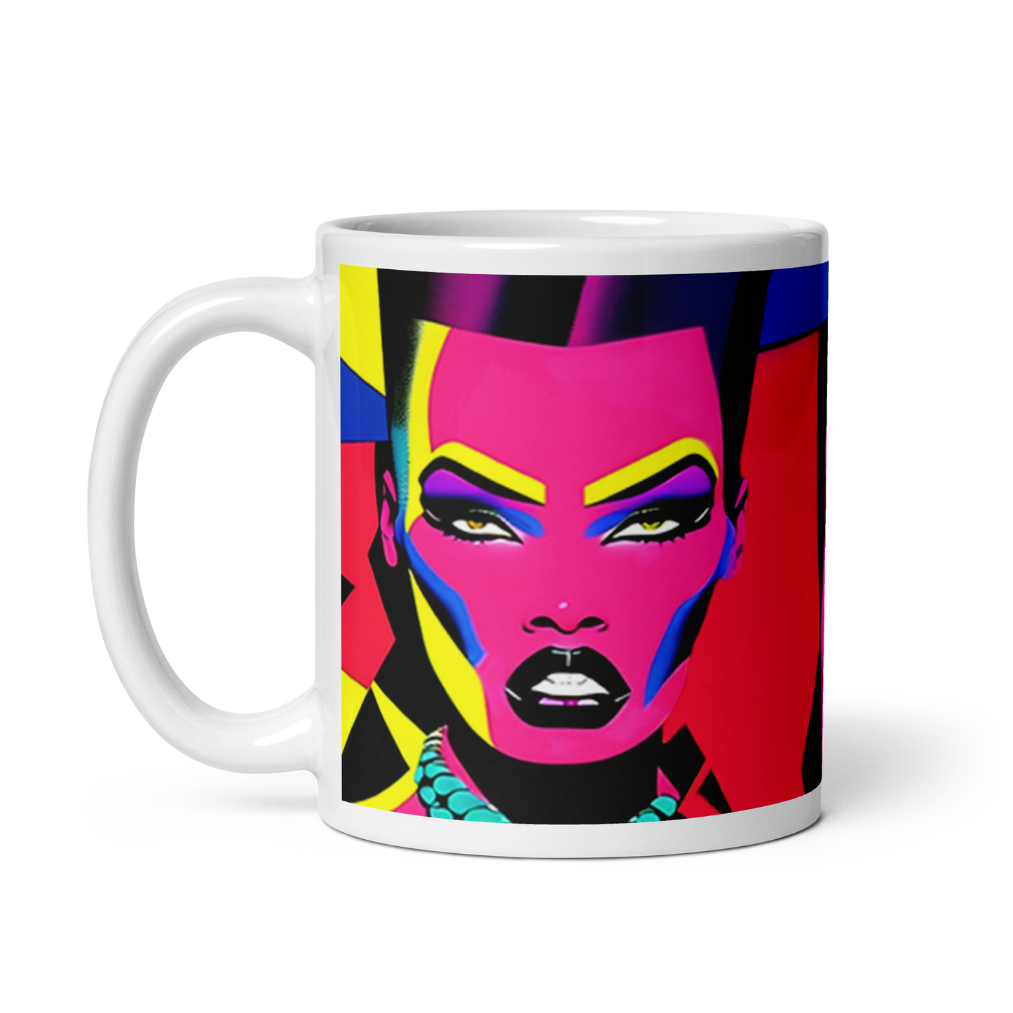 Neon Queen Ceramic Mug