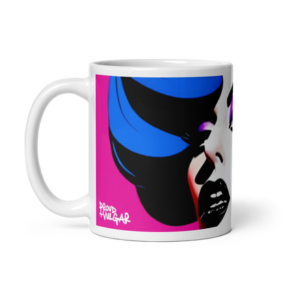 Neon Judgment Ceramic Mug