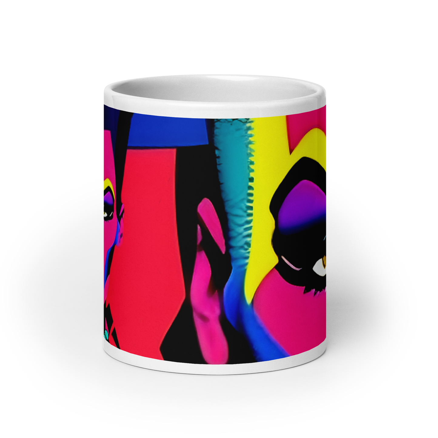 Neon Queen Ceramic Mug