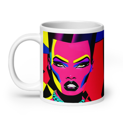 Neon Queen Ceramic Mug